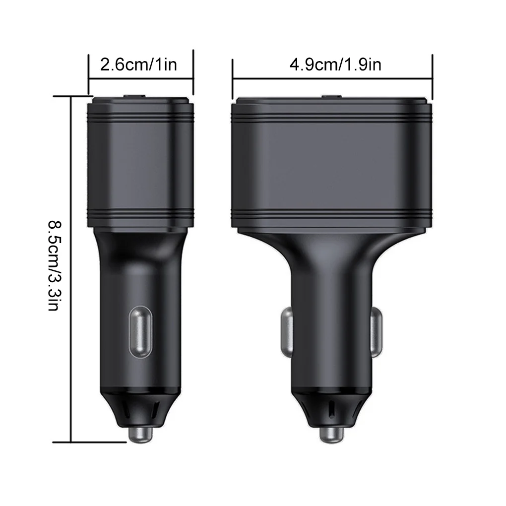 4G GPS Tracker Mini Dual USB Type-C Cigarette Lighter Vehicle GPS Tracking Wireless Car Charger SOS Fast Charging Voice Monitor