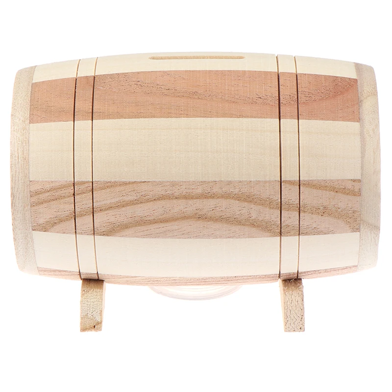 Spardose Aus Holz In Weinfaß Optik Geldbox Für Ersparnisse_voghion.com