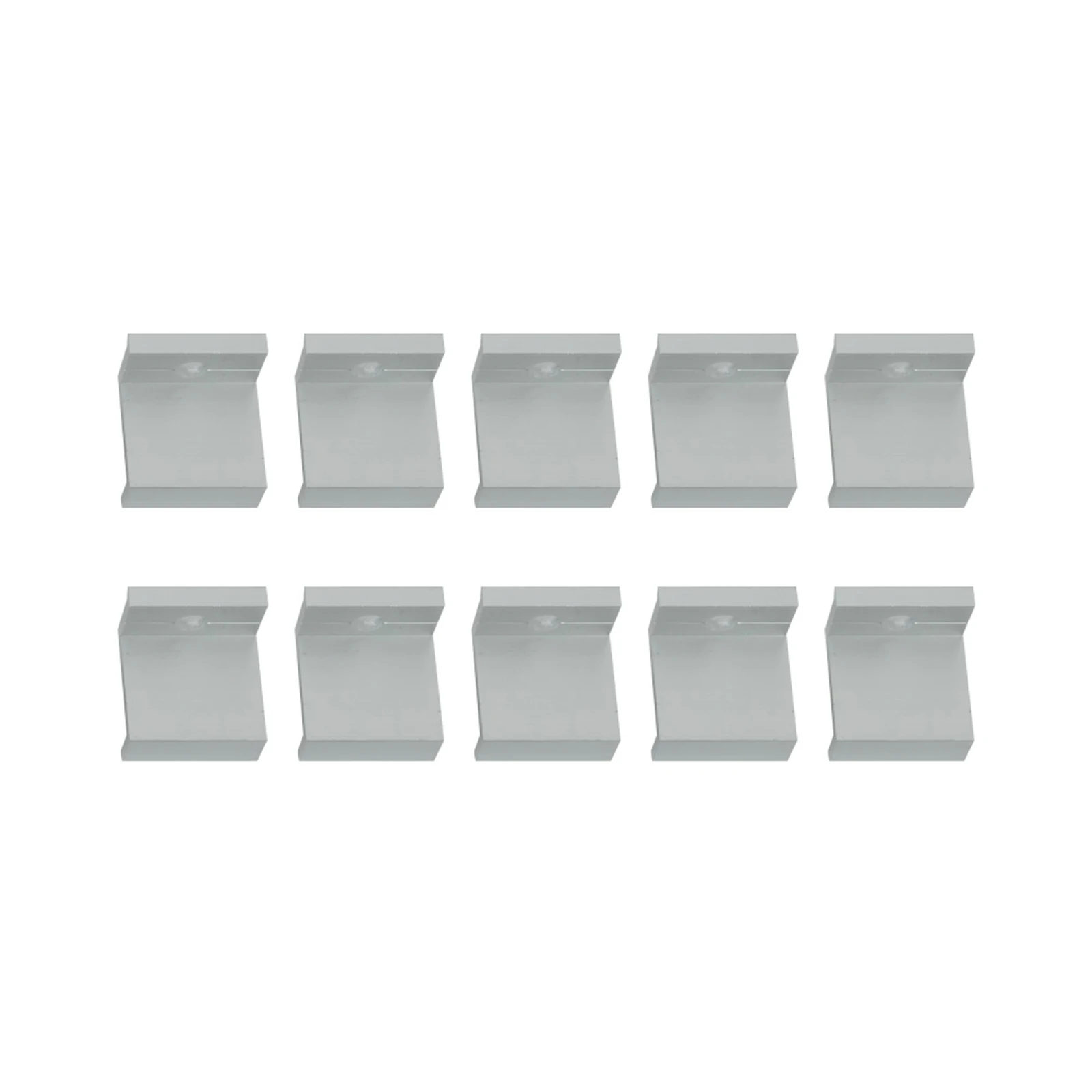 10Pcs Photovoltaik Solar Panel Mount Zubehör PV End Clamp Aluminium Legierung Solar-Panel Racking Halterungen Zubehör PV End klemme – Detail 25