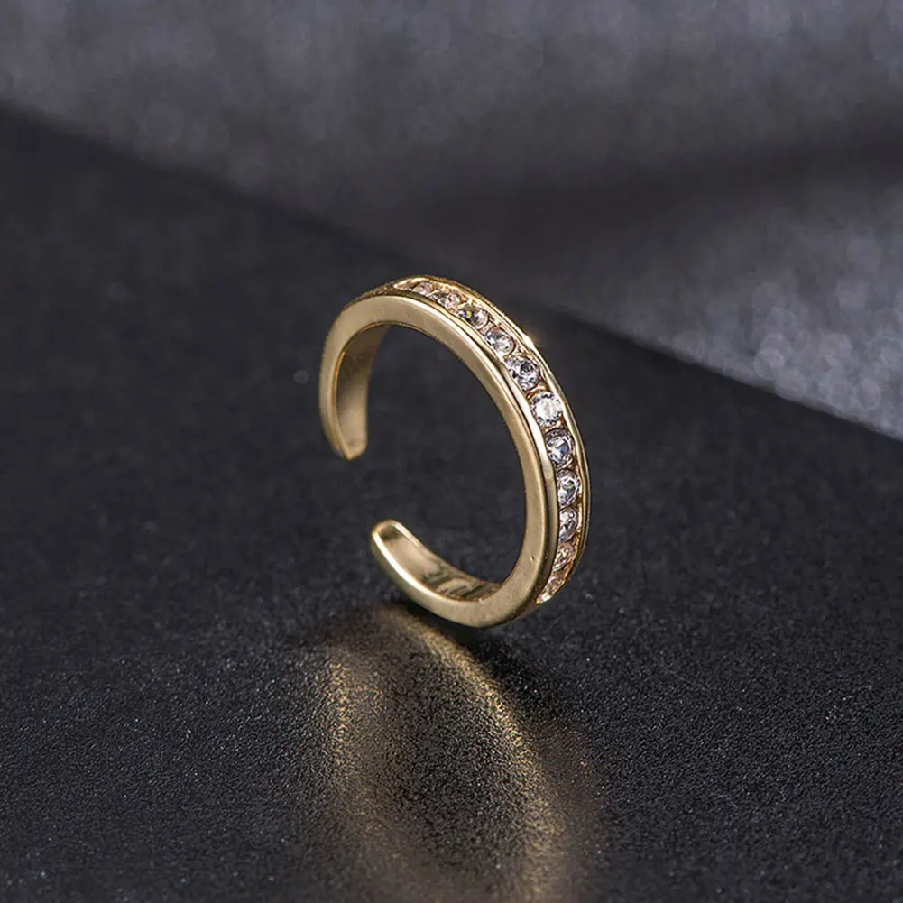 Simple Alloy Crystal Foot Ring Adjustable Opening Toe Ring for Women Girl Summer Beach Vacation Jewelry Finger,opening ring,adjustable rings,finger ring