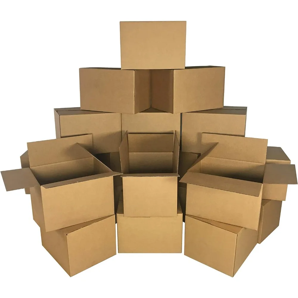 

Moving Boxes Bundle of 18"x14"x12" (Medium Boxes - Pack of 20) & Moving Boxes - Small/Medium Kit (Moving Box Kit (15 Pack))