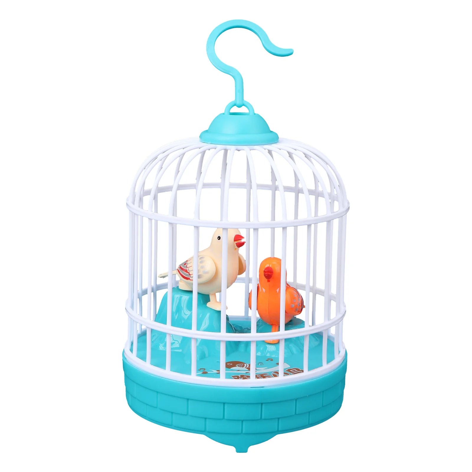 Mini Decor Simulated Bird Cage Toy Children Birdcage Simulation Voice-controlled Puzzle Kids Electric