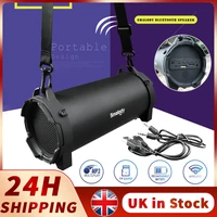 USB Rechargeable Portable Wireless Boombox 5H Playtime BT Boombox Speaker BT Speaker MP3/USB Port Loud Stereo System for Party