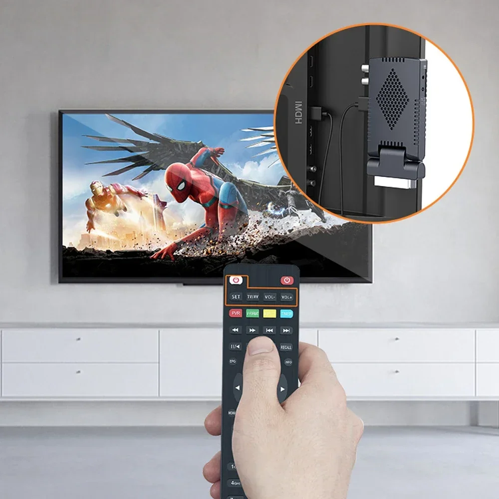 Digital TV Decoder Mini DVB-T2 Scart H.265 HD Digital DVB T2 Europe Terrestrial TV Receiver