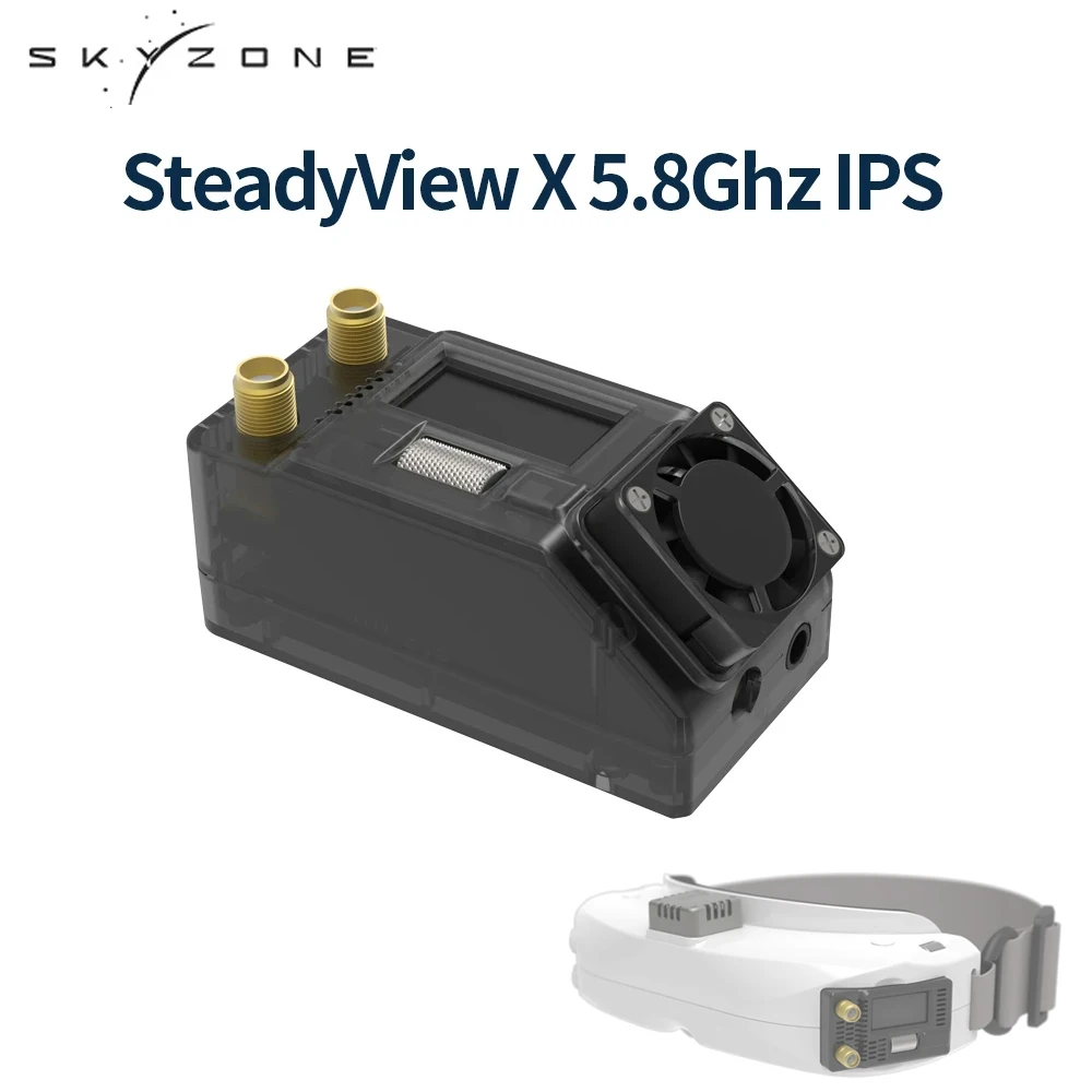 

SKYZONE SteadyView X 5,8 ГГц IPS экран, модуль приемника, управление колесом, Высокочувствительный приемник