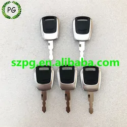 5PCS R-9 Key R-9 Ignition Key 21Q4-00090 For Hyundai Excavator