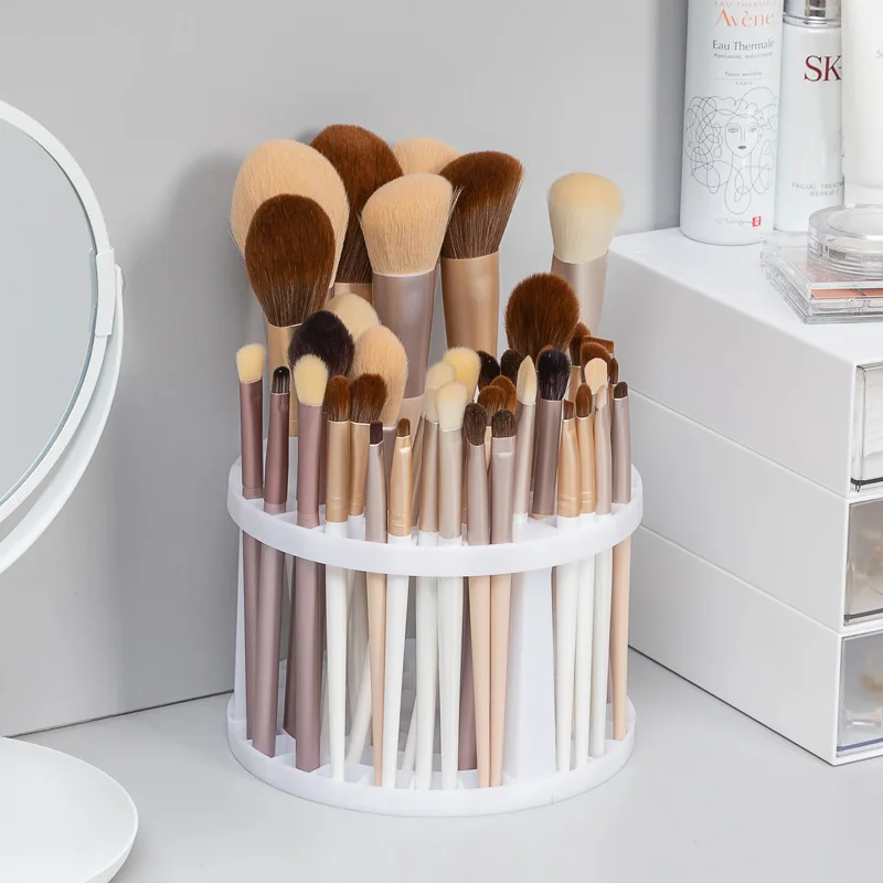 Lattices Make-up Brushes Holder Makeup Tools Storage Box Cosmetic Storage Shelf Eyebrow Pencil Eyeliner Pencil Table Organizer 4
