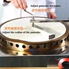 45cm Commercial Electric Manual Operate Pancake Maker Machine 220V Egg Roll Cake Machine Gas Egg Pancake Making Machine 5