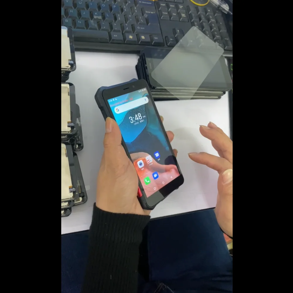 Custodia In Similpelle Nera Con Clip Da Cintura Per Ulefone Armor X3 | Marsupio Verticale Con Chiusura Magnetica