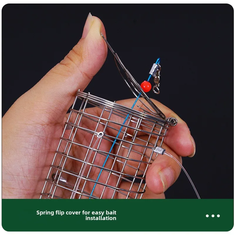 Fishing Traps Crab Traps 8 Laps Stainless Steel Crab Fishing Cages Suitable for Rock Crabs