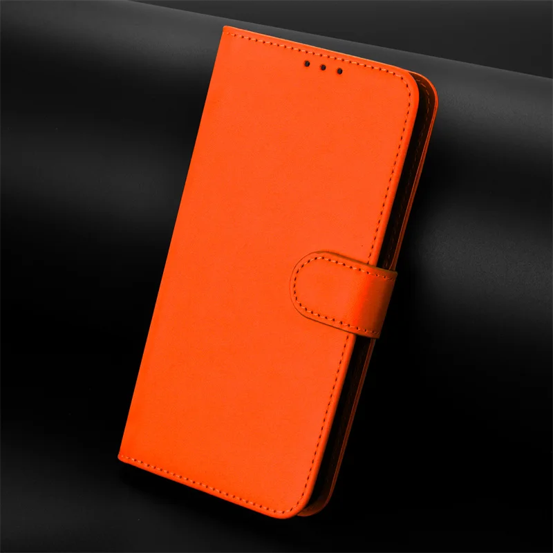 Dopamine Color Flip Stand Wallet Phone Case - Enhanced Protection and Style
