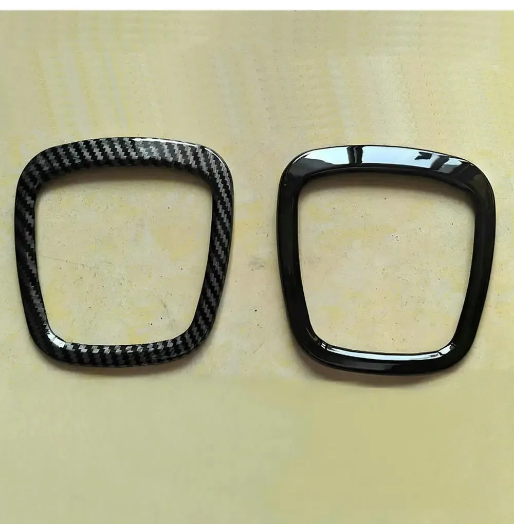 1Pcs Für Audi A4 B6 B7 B8 A6 C6 A5 Q7 Q5 A3 8P S3 ABS Auto lenkrad Center Panel Logo Rahmen Dekorative Kreis – Detail 3