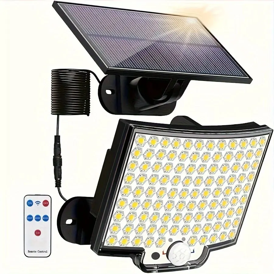 1PC-106LED-Split-Solar-Light-Outdoor-Waterproof-with-Motion-Sensor ...