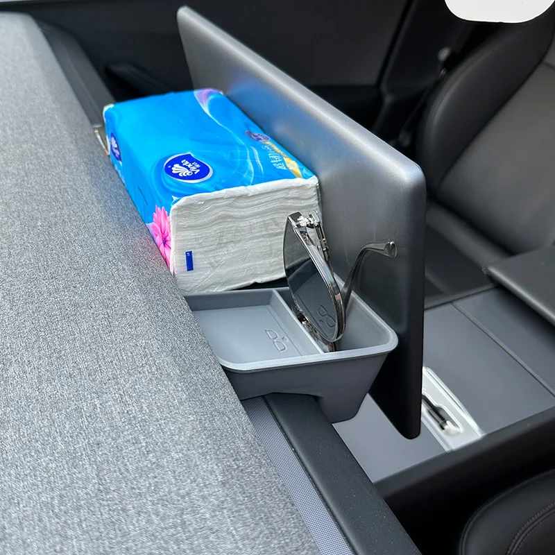 for Tesla Model Y L Juniper 2025 ETC Storage Organizer Tray Model 3 Highland 2024 Dashboard Behind Screen Glasses Tissue Holder