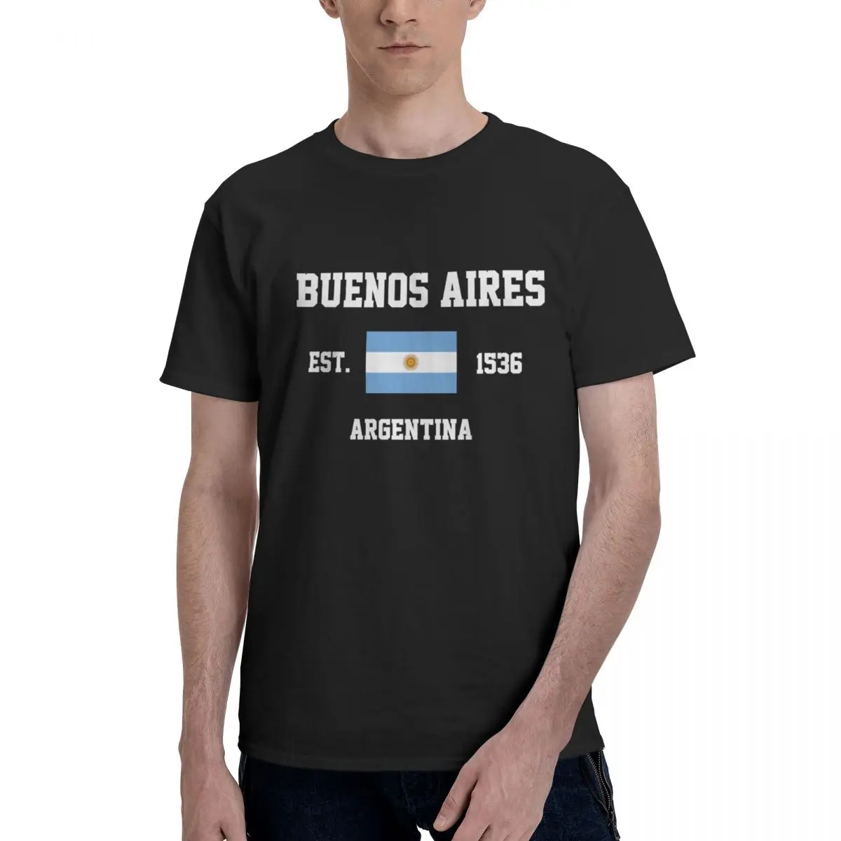 100% Cotone Argentina Bandiera Argentina Magliette Uomo Casual Magliette Abbigliamento Donna Magliette Top Tees S-6Xl Regalo