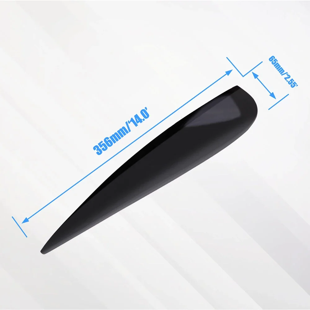Sleek Headlamp Eyebrow Spoilers - Stylish Car Accessory