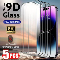 Premium HD Tempered Glass Screen Protector Pack - 1 to 5 Pieces - 1 PC (For iPhone 17 ProMax)