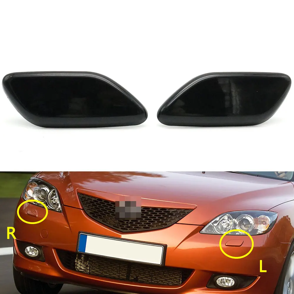 BS3F-51-8H2A08 BS3F-51-8G2A08 For Mazda 3 Axela 2003-2008 Headlight Head lamp Washer Nozzle Jet Cover Cleaning Caps