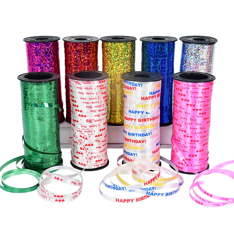 10Meter/Roll 5mm Balloon Ribbon Party Birthday Wedding Accessories Laser  Balloon Chain Satin Ribbons Craft DIY Party Decoration - AliExpress