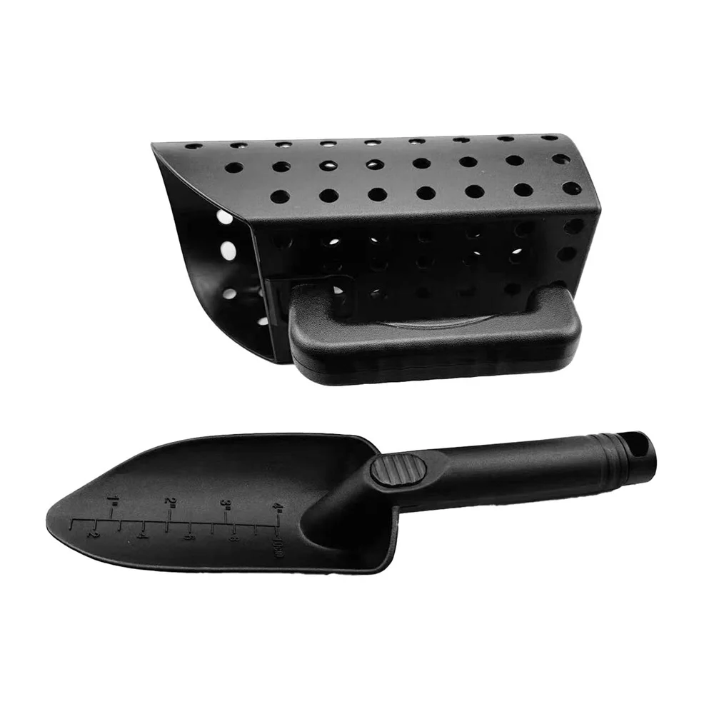 Beach Gold Digging Filter Tool Sand Scoop and Shovel Digging Tool Metal Detector Sand Scoop Shovel Set for Kids Adults