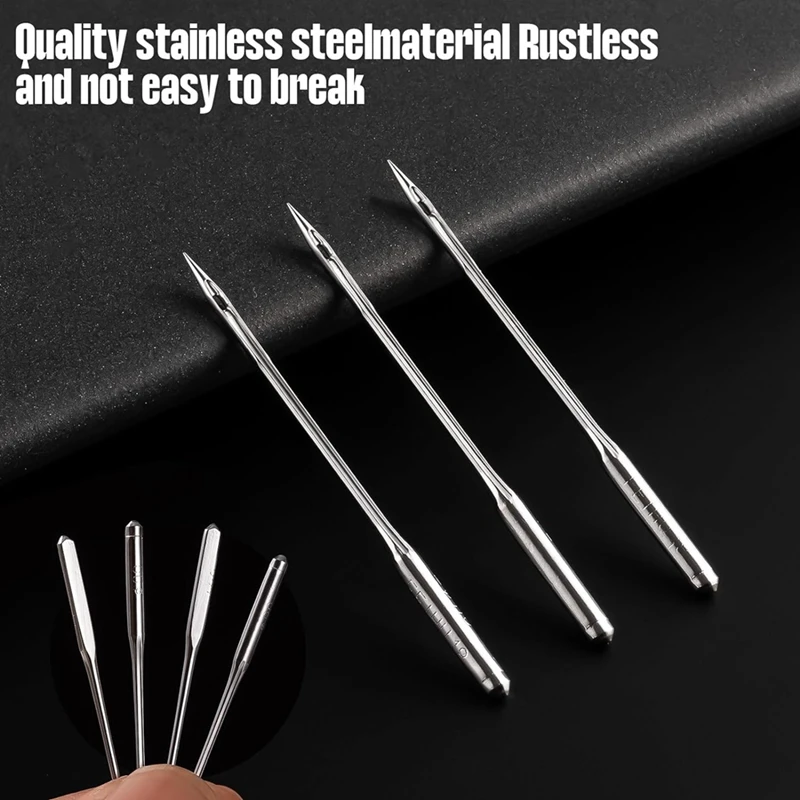 50 Pcs Universal Size 110/18 Heavy Duty Sewing Machine Needles, Quliting Sewing Machine Needles For Home