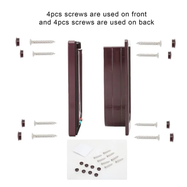 S/M/L 2 Colors Cat Flap Door With 4 Way Lock Security Flap Door For Dog Cat Kitten Small Pet Gate Door Kit Pet Safety Gate 4