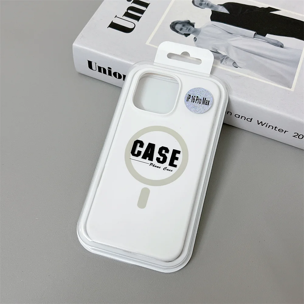 Premium Liquid Silicone Magnetic Phone Case with MagSafe Compatibility