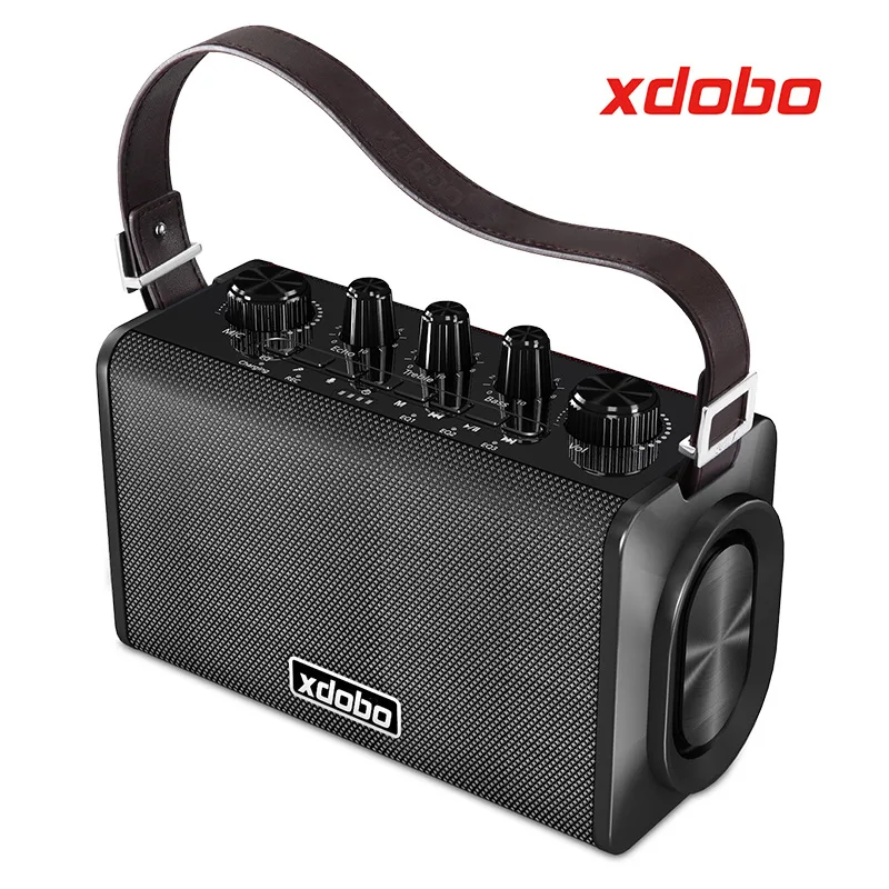 XDOBO X9 60W Bluetooth Portable Speaker Deep Bass Square Sounbar IPX5 Waterproof Subwofer Surround Sound with Microphone