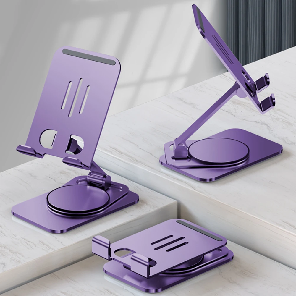 Universal Smartphone Stand Desk Bracket Foldable Adjustable Tablet Phone Holder Aluminium Alloy Non-slip Laptop Stand Support