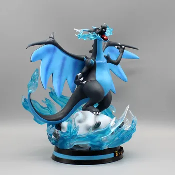 Pokemon Evolution Eevee Anime Figures Charizard Raichu Mewtwo Dragonite Venusaur Gengar Illuminous Figurine PVC Statue Model Toy 4