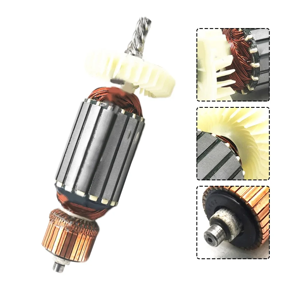 

220-240 В, 6-зубчатый Якорный Ротор двигателя для резьбы CS 23-355 310009340, роторное оборудование для цеха, аксессуары для электроинструментов