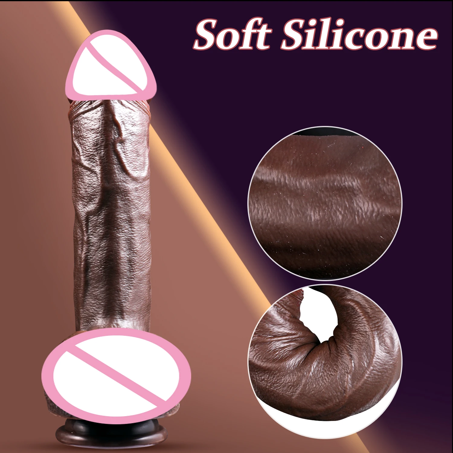 Sex Toys Realistic Skin Soft Thick Dildo Suction Cup Dick For Women