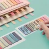 1000/2000 Sheets=5/10Packs of European Retro Colors,Fluorescent Colors,And American Retro Colors,PET Transparent Sticky Notes,In 2
