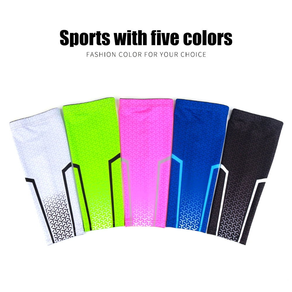 Description Picture 3 of item1Pcs Compression Sleeves for Men Women, Leg Warmers Elastic Shin Guard Protector 4 Colors Fitness Gym Outdoor Sport Equipment