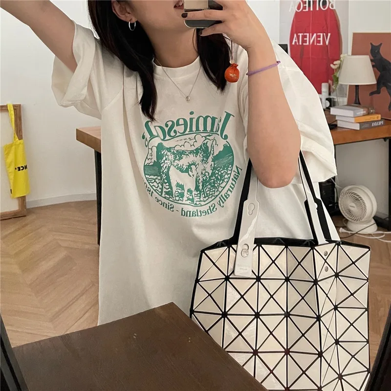 Loose Cotton Short Sleeve T-Shirt Women's Style Lazy