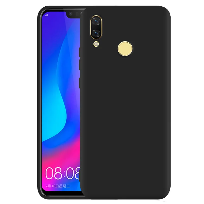 Phone Case Phone Protector Cover For Huawei P Smart+ P Smart + Case Luxury Matte Huawei Nova 3 i 3i Silicone Soft Cover For Smart Plus Back Cover case