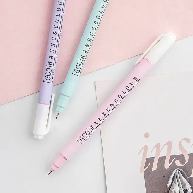 Penne colorate a punta extra fine da 8 colori da 0,4 mm Penna Fineliner per diario a base d'acqua per appunti di journaling 6