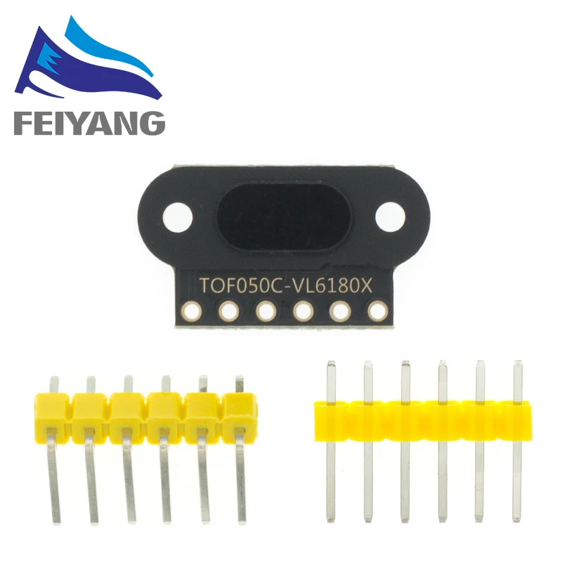 Laser Ranging Sensor Module VL6180/VL53L0X/VL53L1X Time of Flight (ToF) Laser Ranging Sensor Module TOF050C TOF200C TOF400C 50CM/2M/4M IIC Arduino STM32