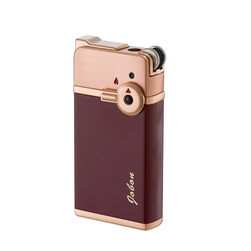 

Double Fire Dual Purpose Blue Flame Lighter Creative Personality Inflatable Windproof Cigarette High End Gift Lighters Gadgets