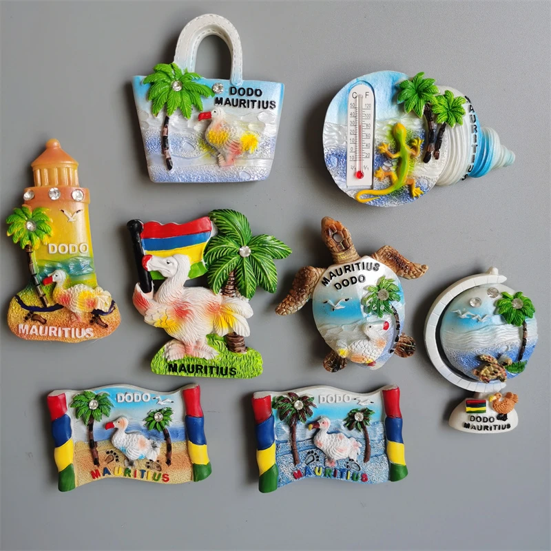 Mauritius Fridge Tourism Souvenir Dodo Stickers