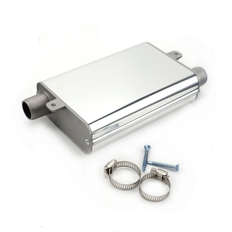 

2 комплекта 24 мм Глушитель Модернизированный зажимной кронштейн автомобильный воздушный-сырой нефть парковочный нагреватель выхлопная труба для Webasto Eberspacher серебристый