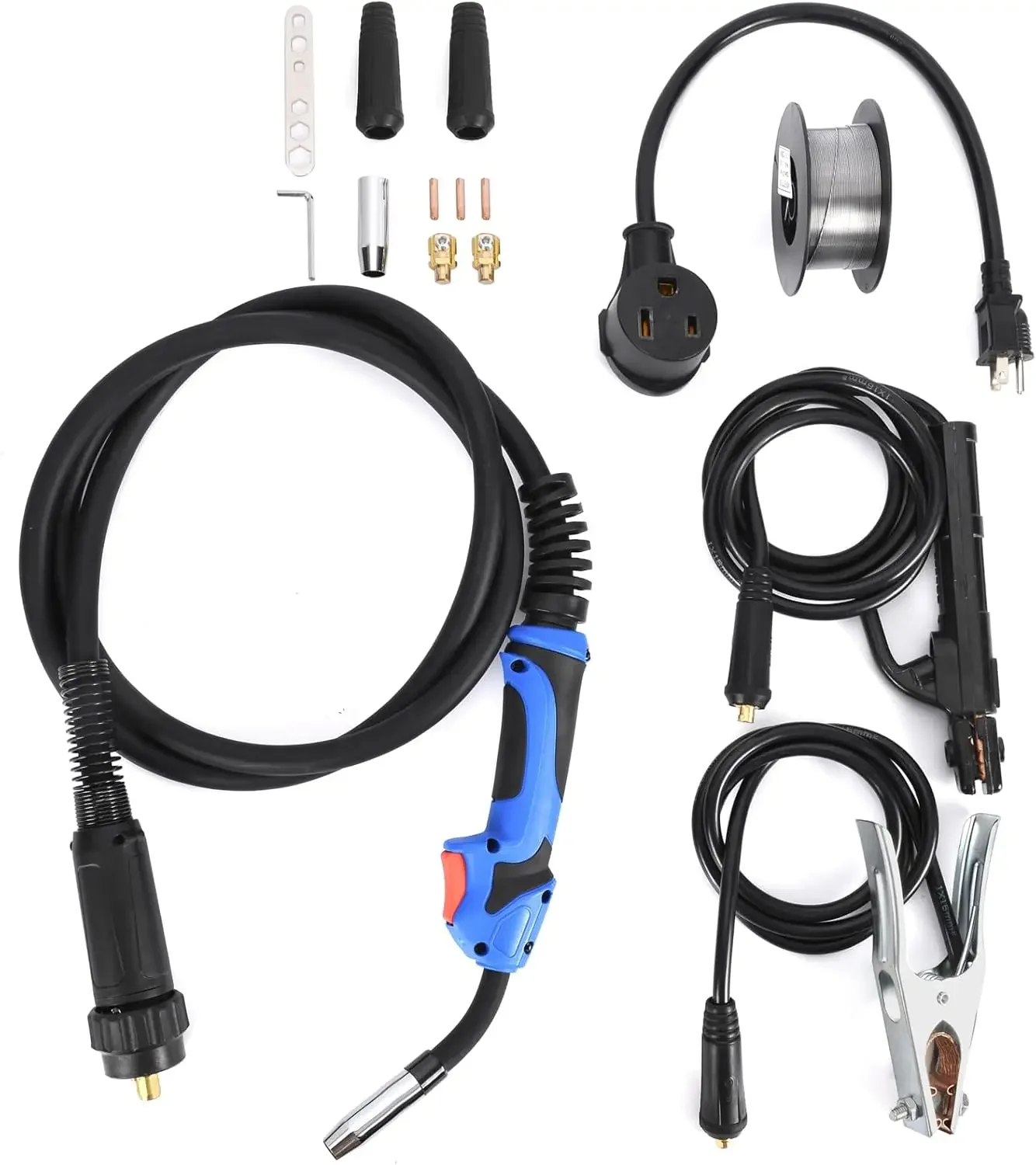 200Amp 110V&220V Gas MIG/Gasless Flux Core MIG/Lift TIG/Stick Multiprocess Welding Machine