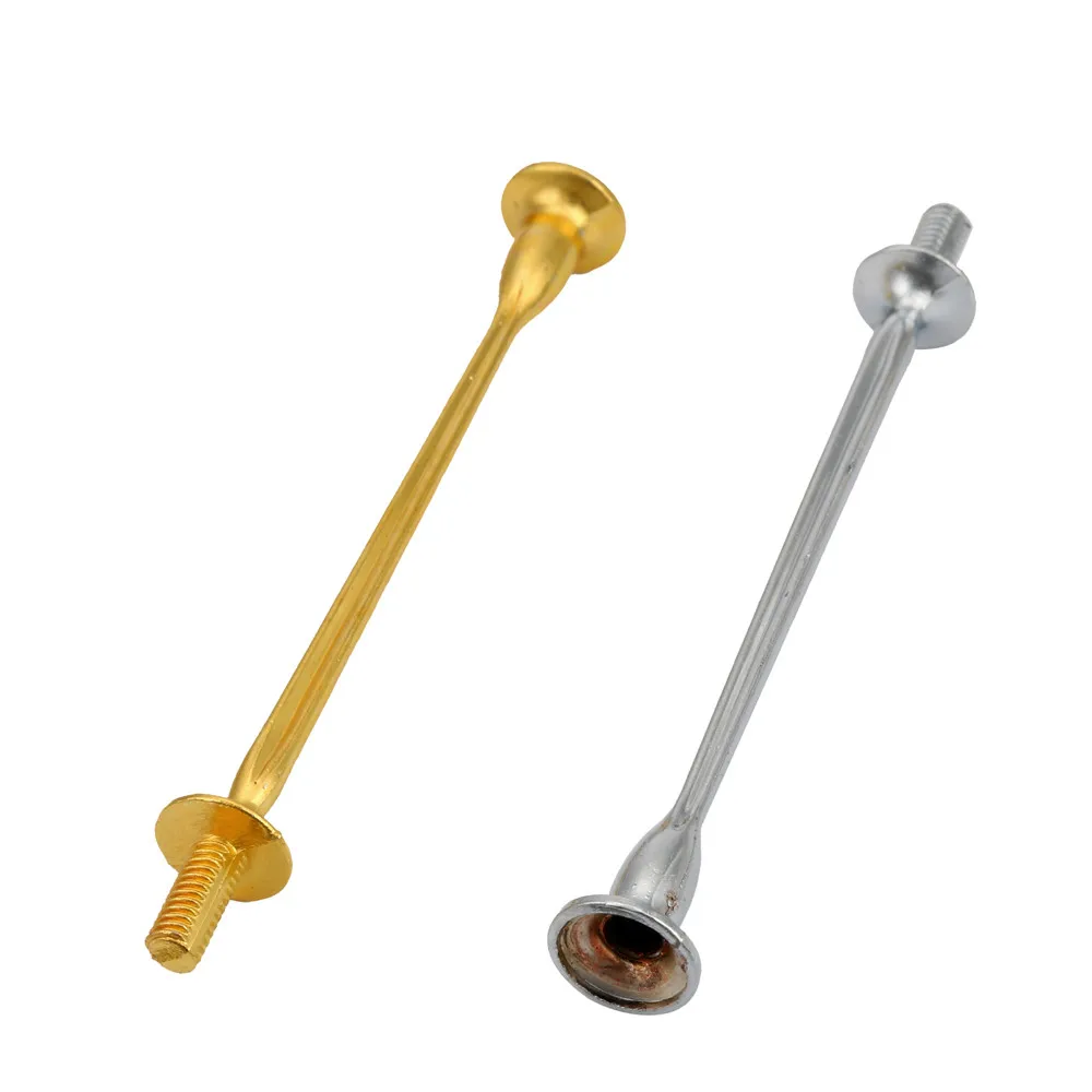 Metal Crown 2 Tier Cake Cupcake Plate Stand Handle Hardware Fitting Holder Cakes Holder Dish Pole 2 Layers