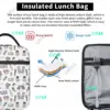 Cartoon Ladies Nurse Lunch Boxes Cute Enfermera En Apuros Lunch Bags for Nurse Insulated Food Container 5