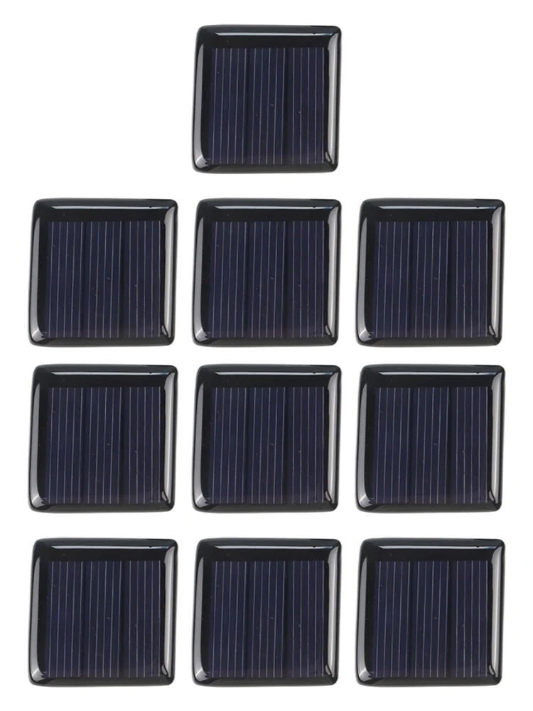 10 pezzi di mini pannelli solari da 1,5 V 60 mA 0,09 W 30 mm x 30 mm per progetti fai-da-te e piccoli dispositivi elettrici alimentati a energia solare - immagine 3