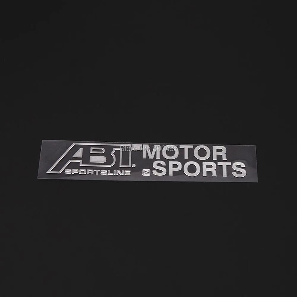 

3D значок для багажника автомобиля из никелевого сплава, эмблема, наклейка, аксессуары, клейкий автомобильный значок для стайлинга, наклейка Для ABT Motor Sports Sportsline
