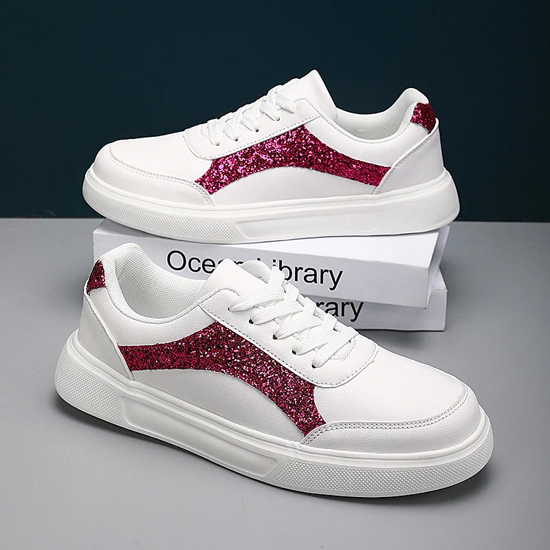 Women's Casual Sports Shoes, Casual Low-Top Lace-Up Walking Shoes, Suitable for Daily Life and Outdoor Sports