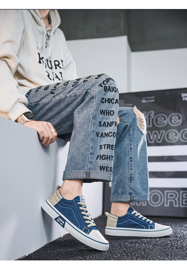 Men's Casual Canvas Shoes Detail 5