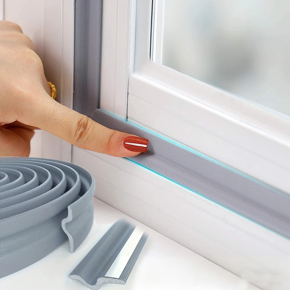 Premium Self-Adhesive Weather Stripping for Doors and Windows - Insulation, Soundproofing, and Dustproofing Seal Strip, 10M