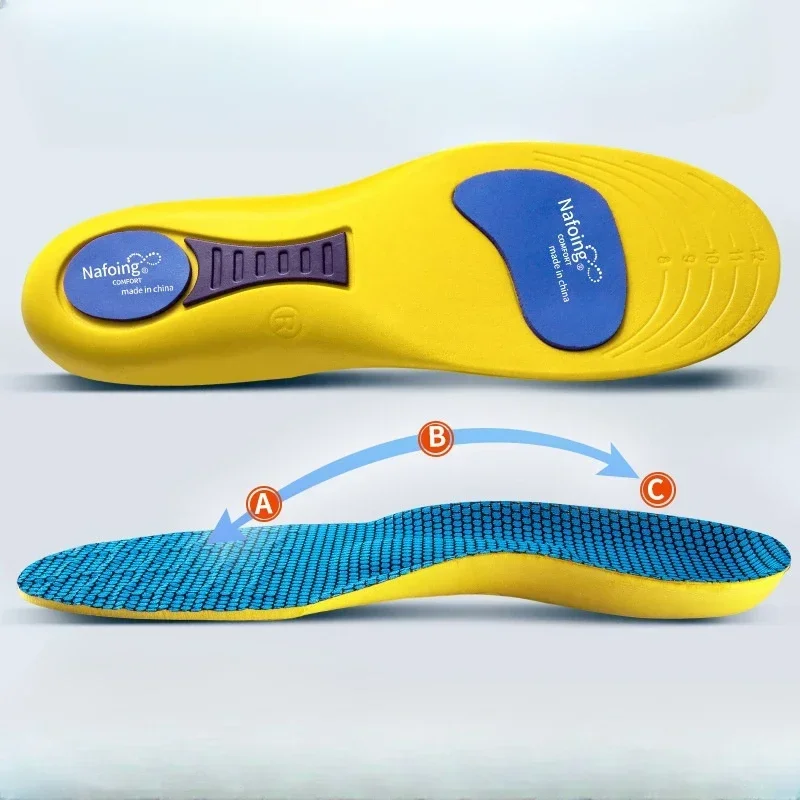 Sport Insoles for Shoes Sole Shock Absorption Deodorant Breathable Cushion Runni